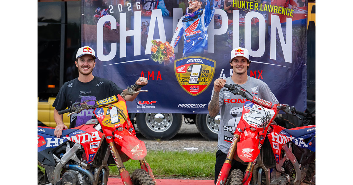 Honda 2026 AMA Pro Motocross Championship 450MX title announcement