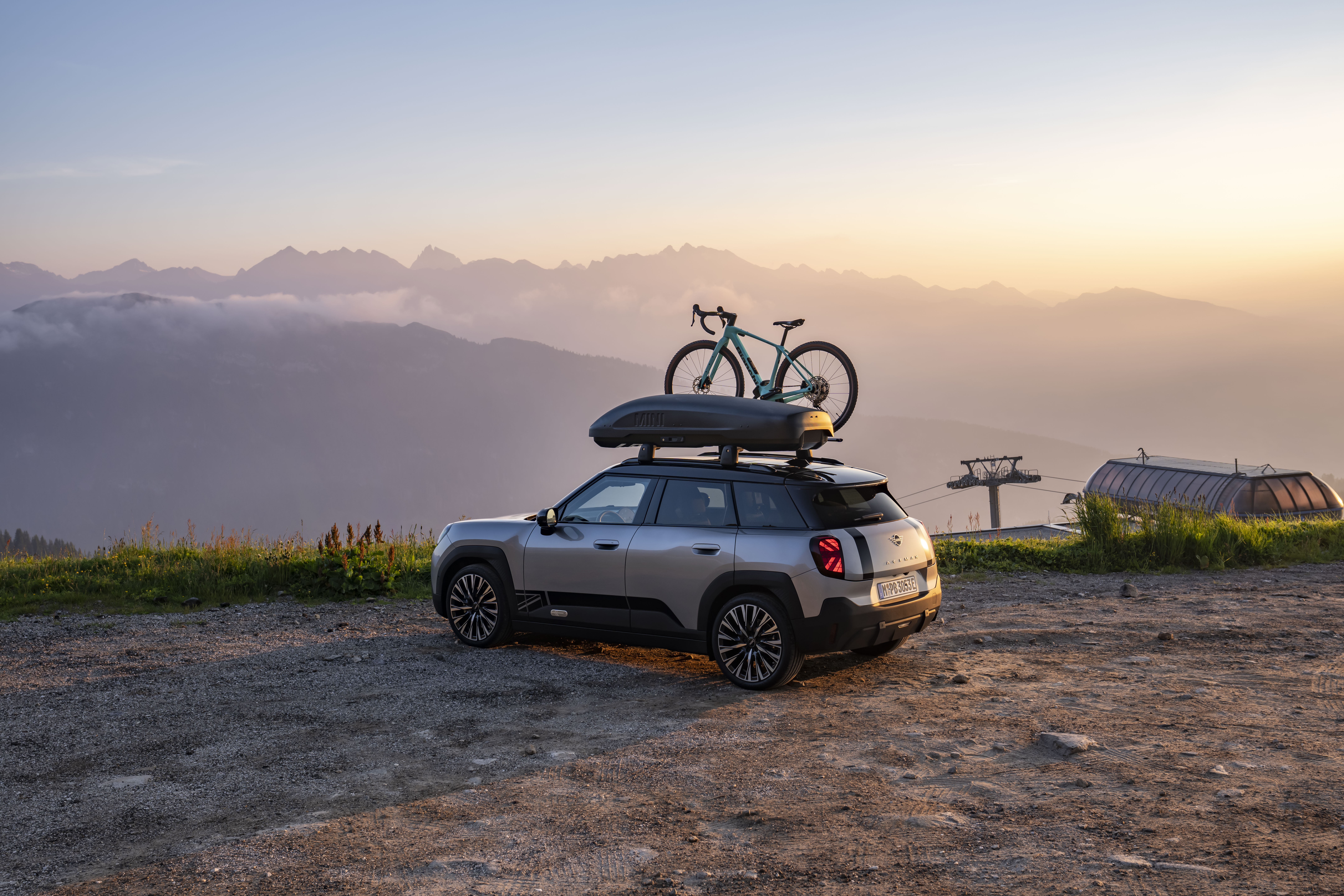 MINI Aceman E with Genuine MINI Accessories in an official press image