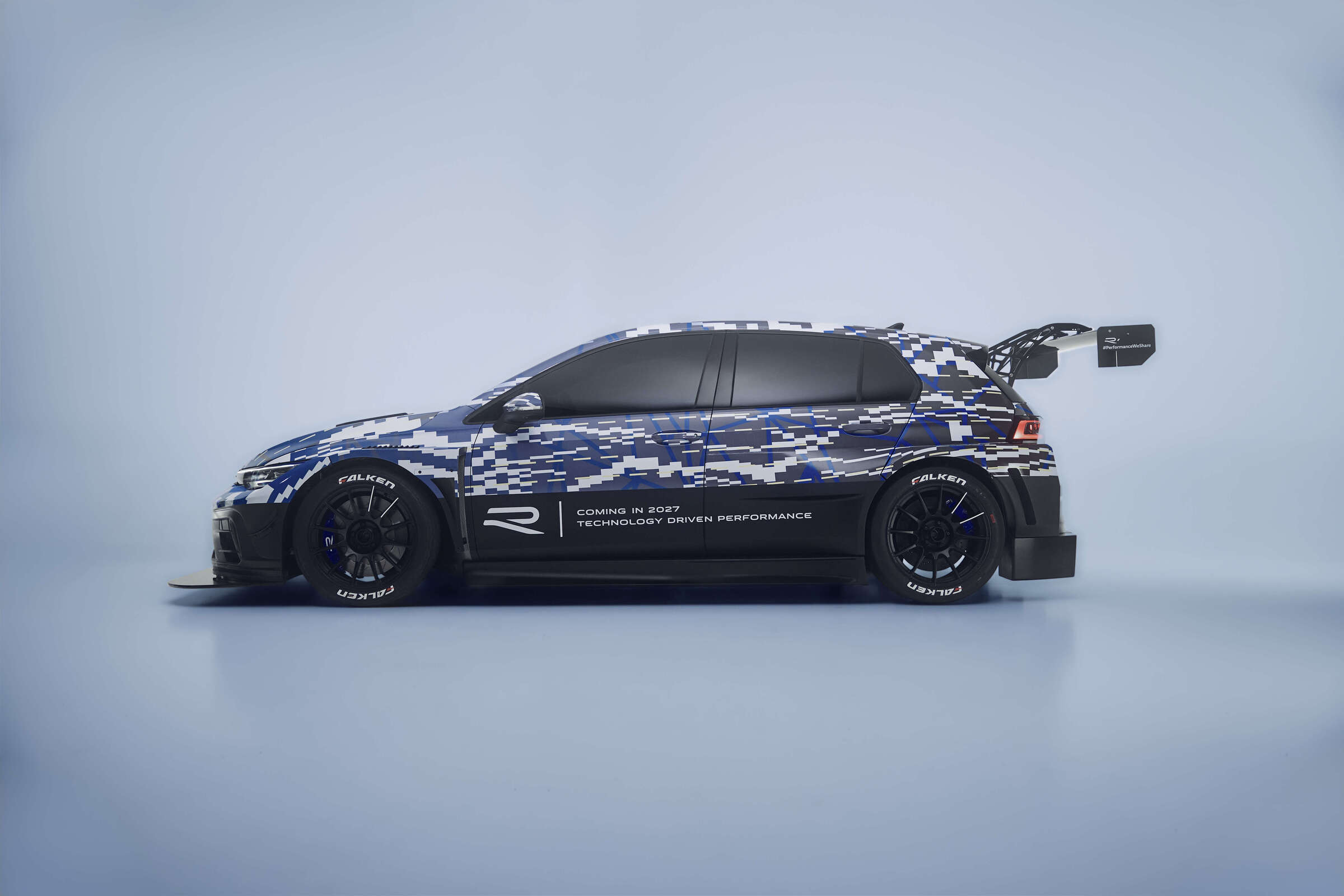 Volkswagen Golf R 24H show car for the 2027 Nürburgring 24 Hours programme